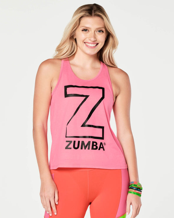 Zumba Free To Create Tank  - Flamingo Z1T000440