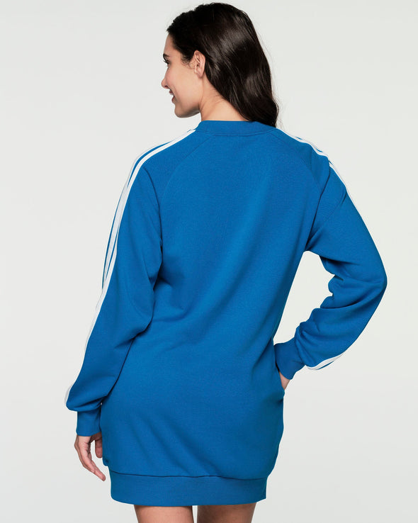 Zumba Move The World Sweatshirt Dress - Blue Lightning Z1T000591