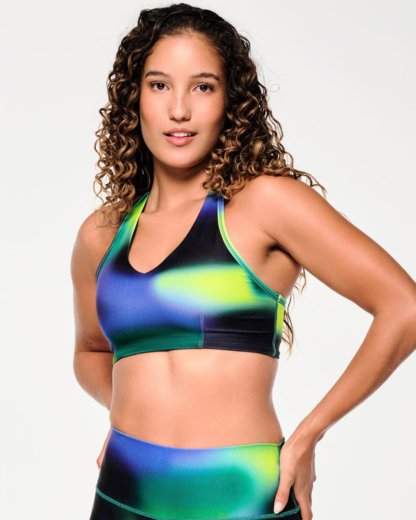 Zumba Tropidelic Reversible Bra - Multi / Totally Turf Z1T000593