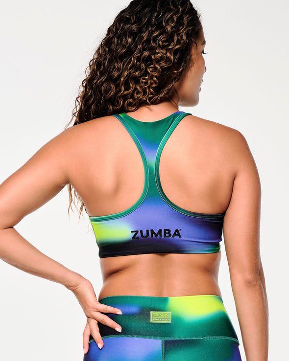 Zumba Tropidelic Reversible Bra - Multi / Totally Turf Z1T000593