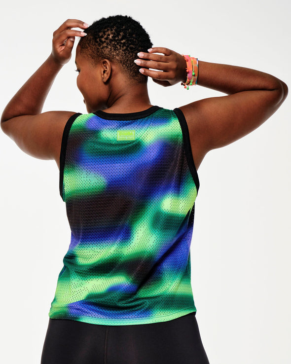 Zumba Tropidelic Mesh Tank -  Totally Turf  Z1T000598