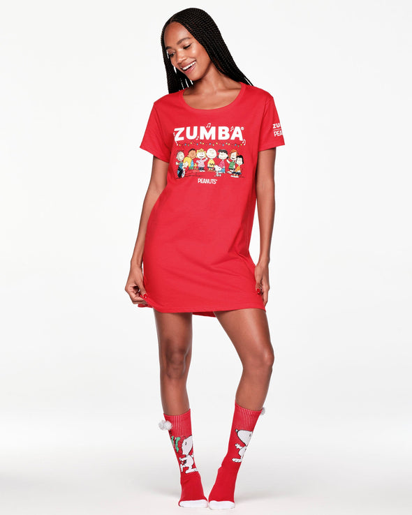 Zumba X Peanuts Sleep Shir - Viva La Red Z1T000628