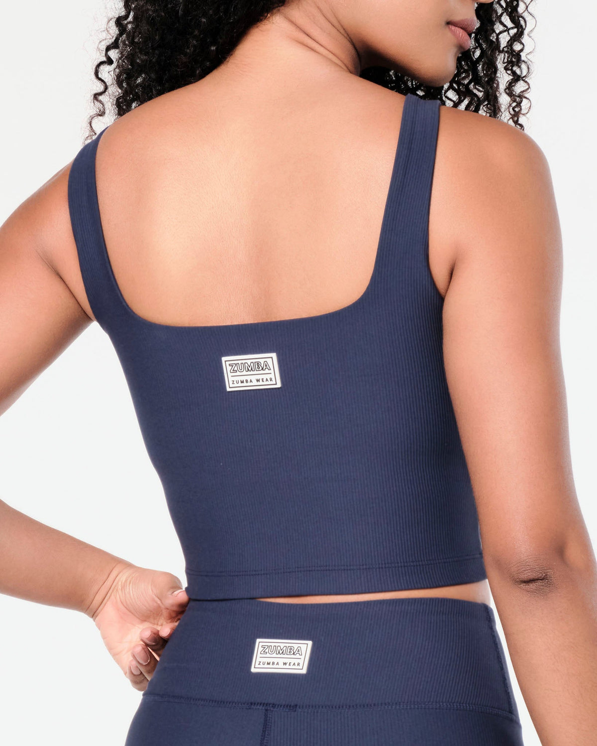 Zumba Prep Crop Tank With Shelf Bra - Bold Black / Very Verde / Let's Go Indigo / Pink Happy Z1T000671