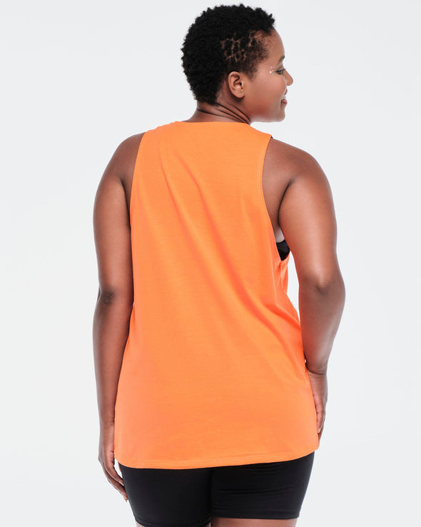 Funscape Loose Tank - Orange You Hot  / Purple Pop Z1T000706