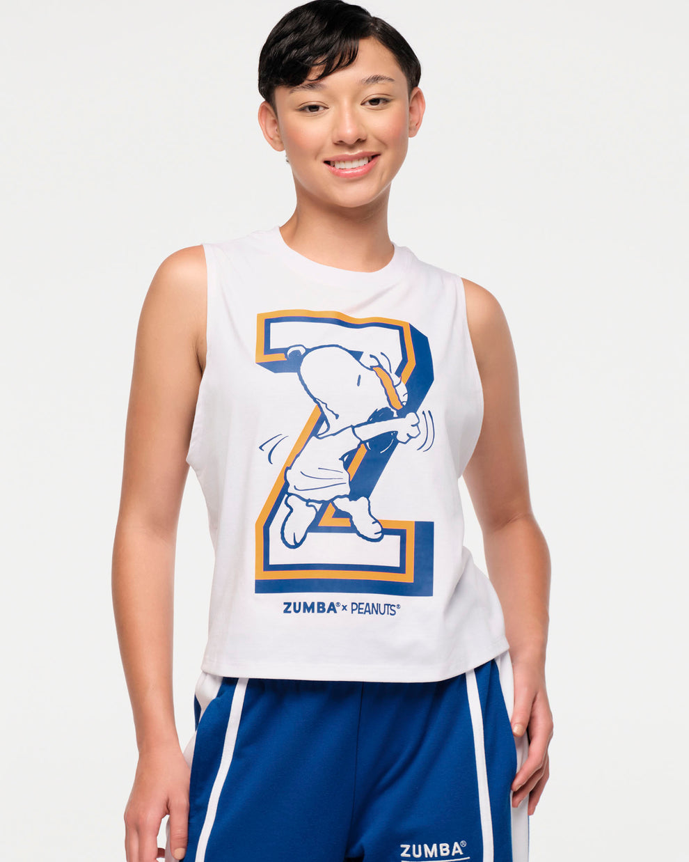 ★国内発送★ ズンバ Zumba Out Loud Loose Muscle Tank Lemon Zumba X Peanuts Loose Muscle Tank - Mell-Oh Yellow / Wear It