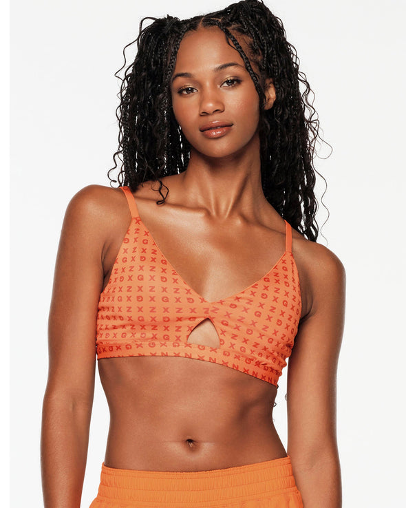 ZW X GW Strappy Bralette - Berry / Cali Sunset Z1T000786