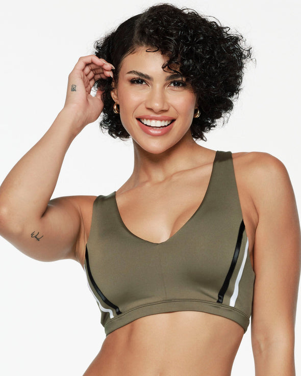 ZW X GW Racerback V-Bra -   Olive You Z1T000788