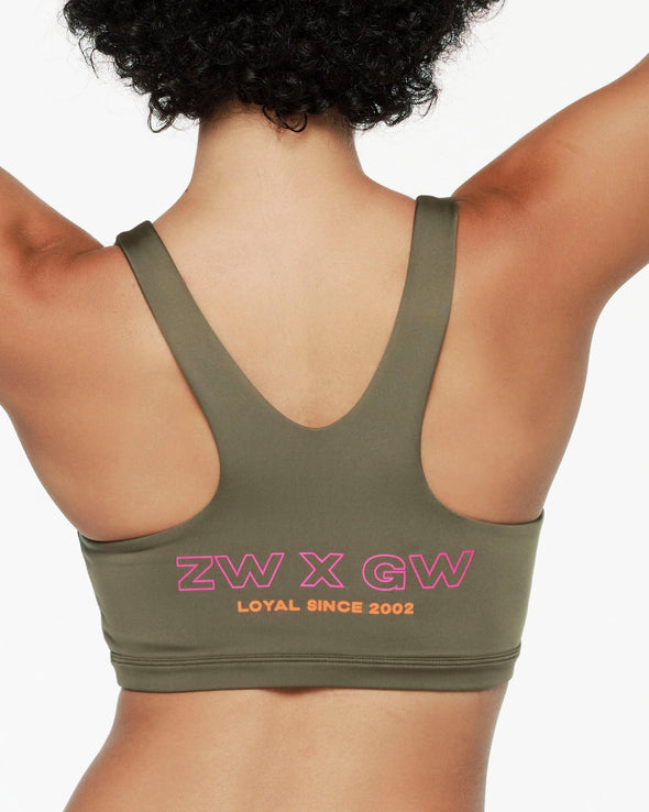 ZW X GW Racerback V-Bra -   Olive You Z1T000788