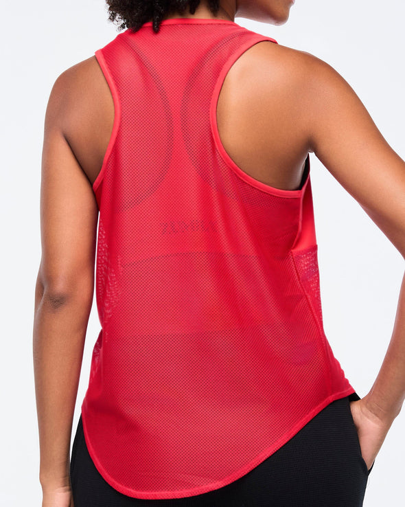 Zumba Haus Mesh Tank - Cherry Z1T000827