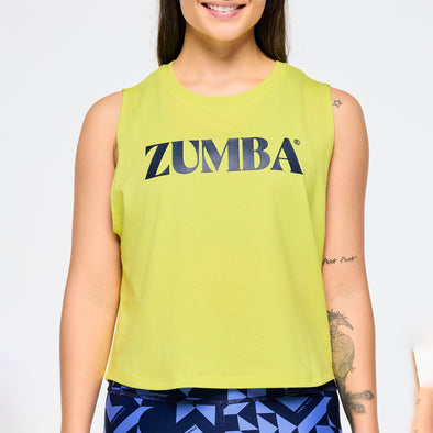 Zumba Out Loud Loose Muscle Tank - Lemon Z1T000852