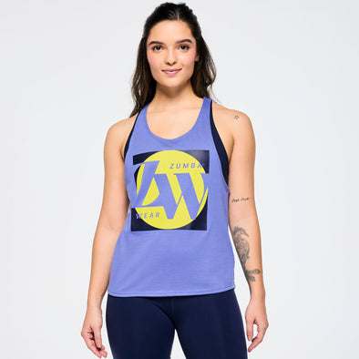 Zumba Out Loud Loose Tank With Round Hem - ORBIT Z1T000855