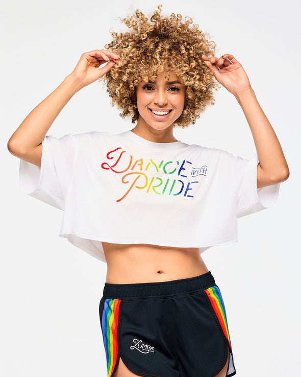 Zumba Boxy Crop Top - Wear It Out White Z1T000929