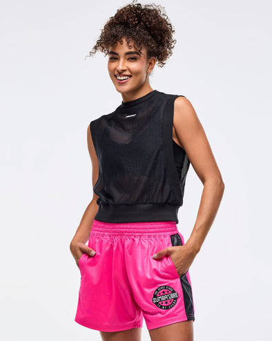 Zumba Libre Mesh Tank - Orange Punch / Bold Black Z1T000943