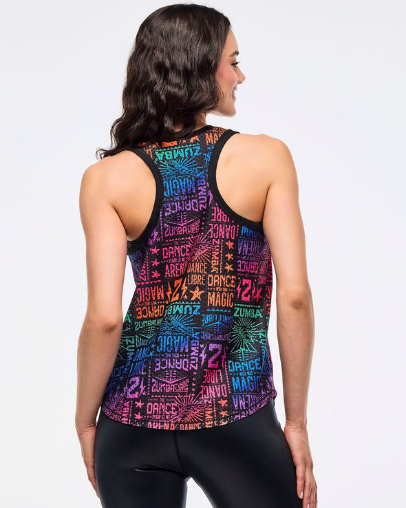 Zumba Libre Basketball Tank - Black/Pink / White/Pink Z1T000945