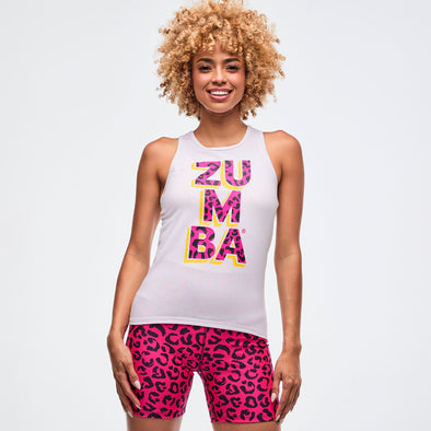 Sizzlin' Fitted High Neck Tank - Wear It Out White Z1T000967