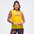 Sizzlin' Crew Neck Muscle Tank - Peek-A-Blue / Sunrays Z1T000969