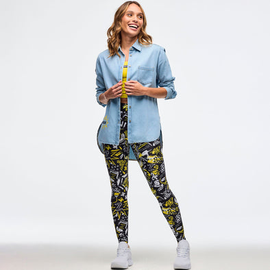 Sizzlin' Long Sleeve High Low Button Down - Denim Z1T000981