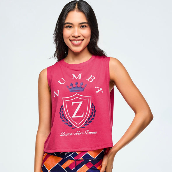Class of 2001 Loose Muscle Tank - Orange/Pink Z1T000990
