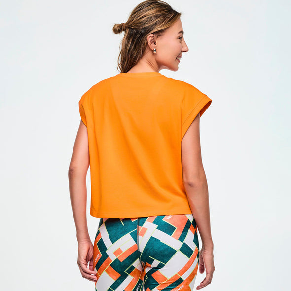 Class of 2001 Loose Tank - Orange / Navy Z1T000992