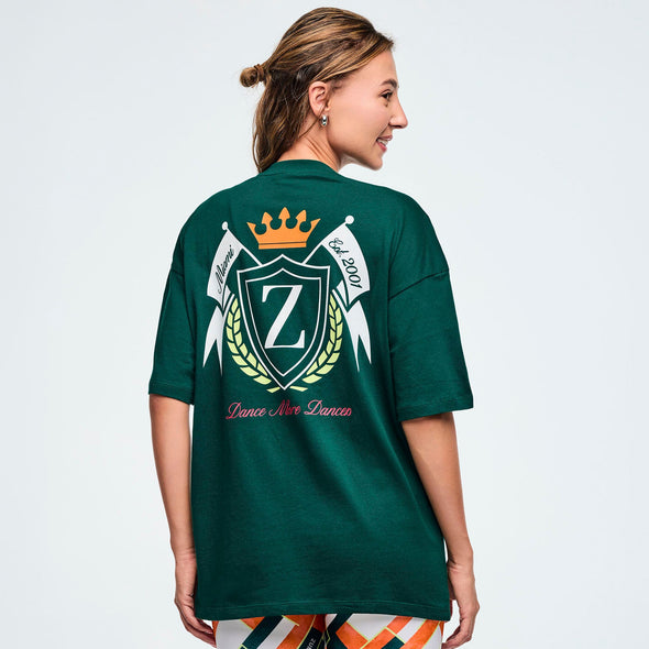 Class of 2001 Oversized Top - Teal Tango Z1T000996