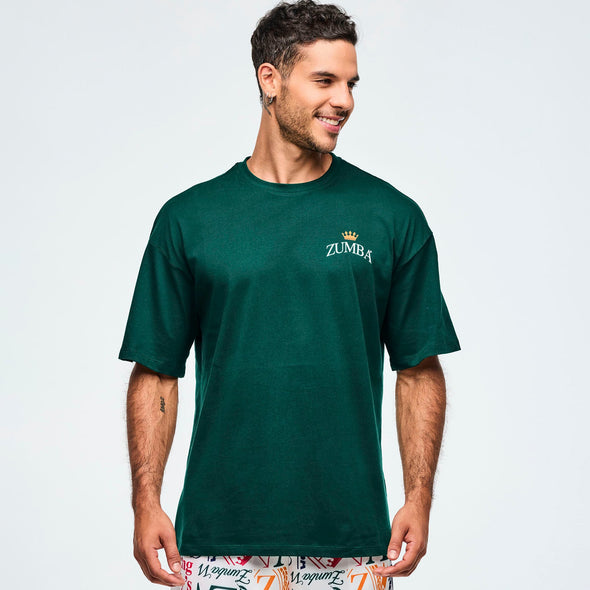 Class of 2001 Oversized Top - Teal Tango Z1T000996