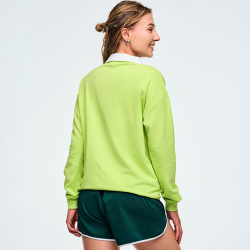 Class of 2001 Long Sleeve Polo - Be Seen Green Z1T001004