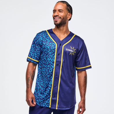 Sizzlin' Unisex Baseball Jersey - Navy/Blue Z1T001009