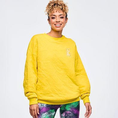 Apres Zumba Oversized Pullover Sweatshirt - Sunrays Z1T001029
