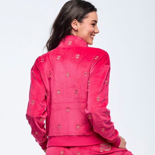 Zumba Holiday Track Jacket - Deep Pink Z1T001034