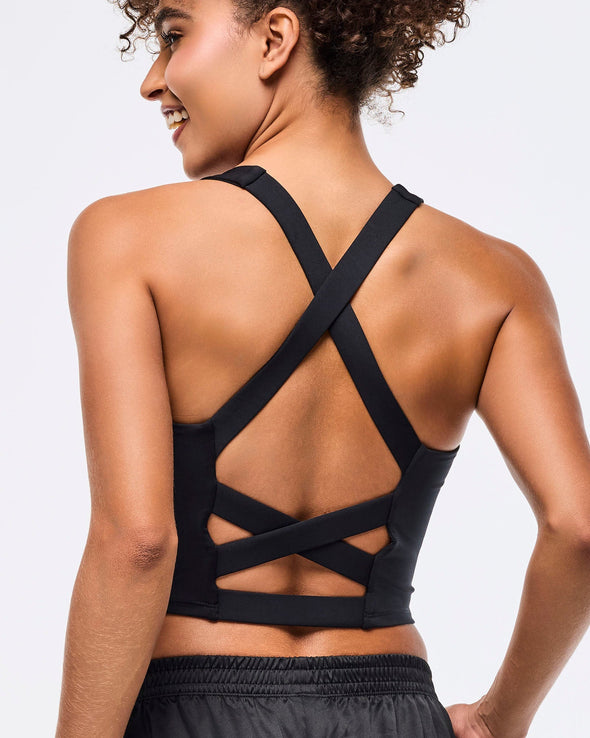 Zumba Libre Square Neck Tank - Bold Black Z1T001041