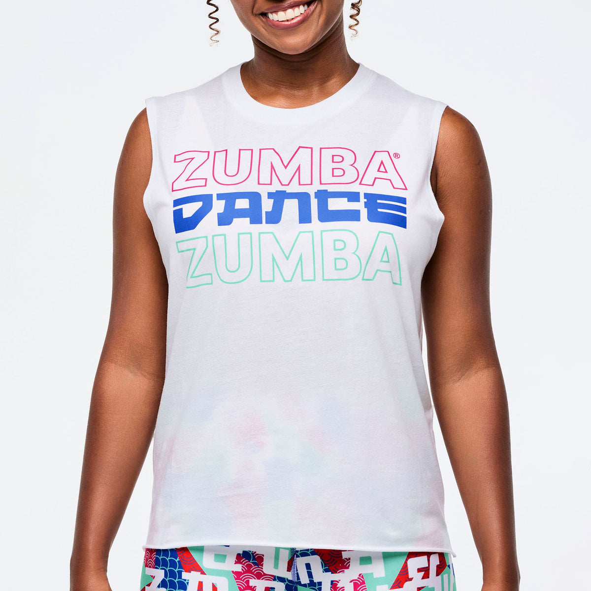 Eastern Flavor Crew Neck Muscle Tank - Wear It Out White Z1T001059