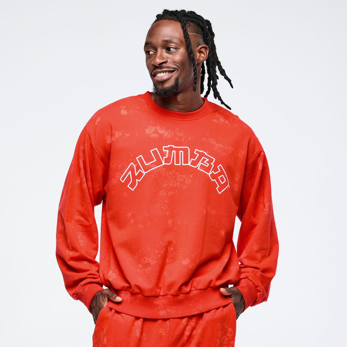 Eastern Flavor Pullover Sweatshirt - Fuego Red Z1T001068