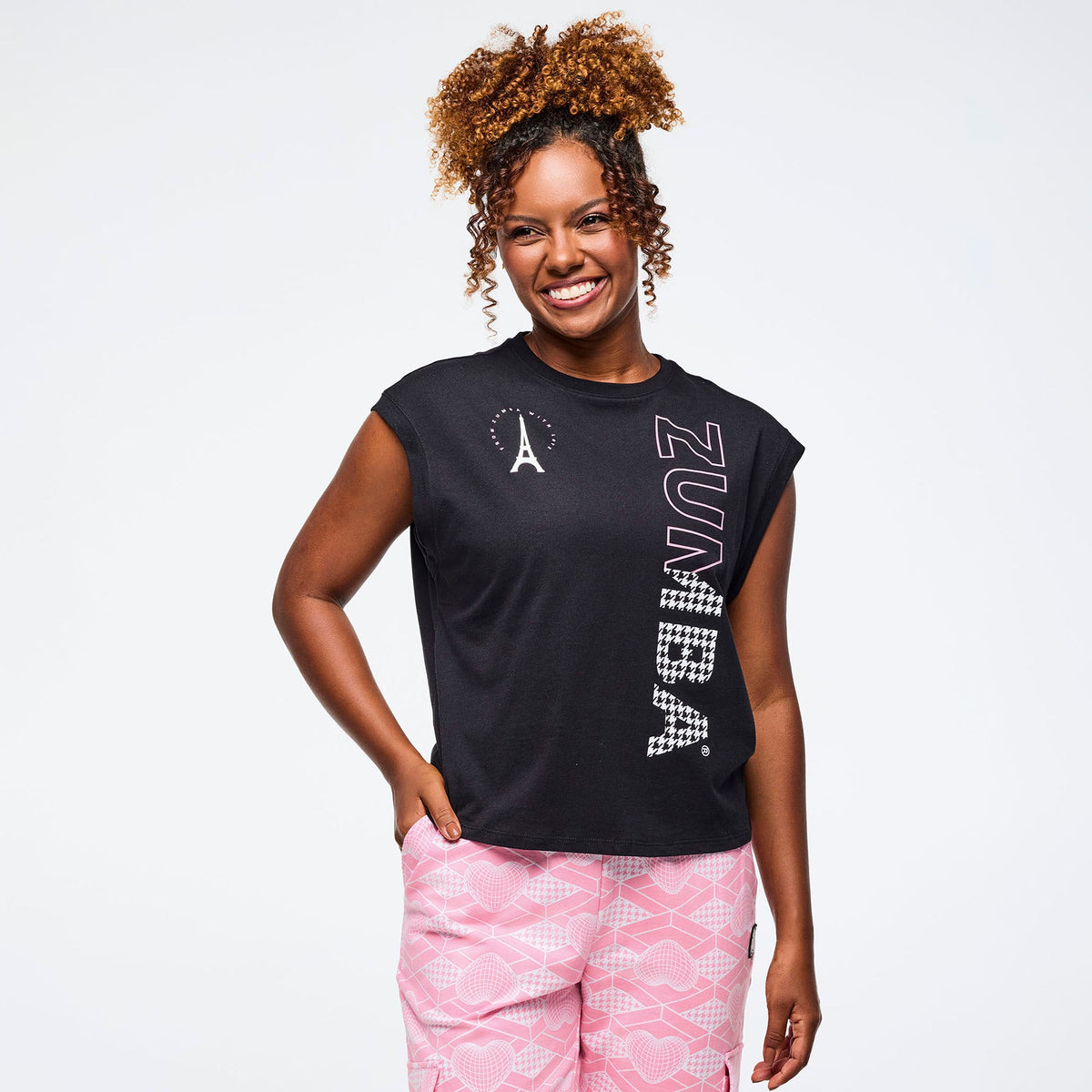 Zumba Amour Loose Tank - Bold Black Z1T001074
