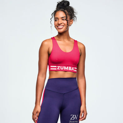 Class of 2001 Racerback Scoop Neck Bra - Orange/Pink Z1T001083