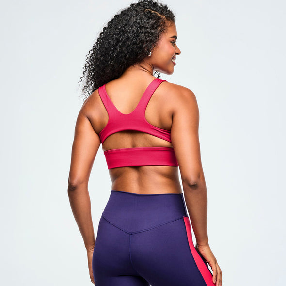 Class of 2001 Racerback Scoop Neck Bra - Orange/Pink Z1T001083