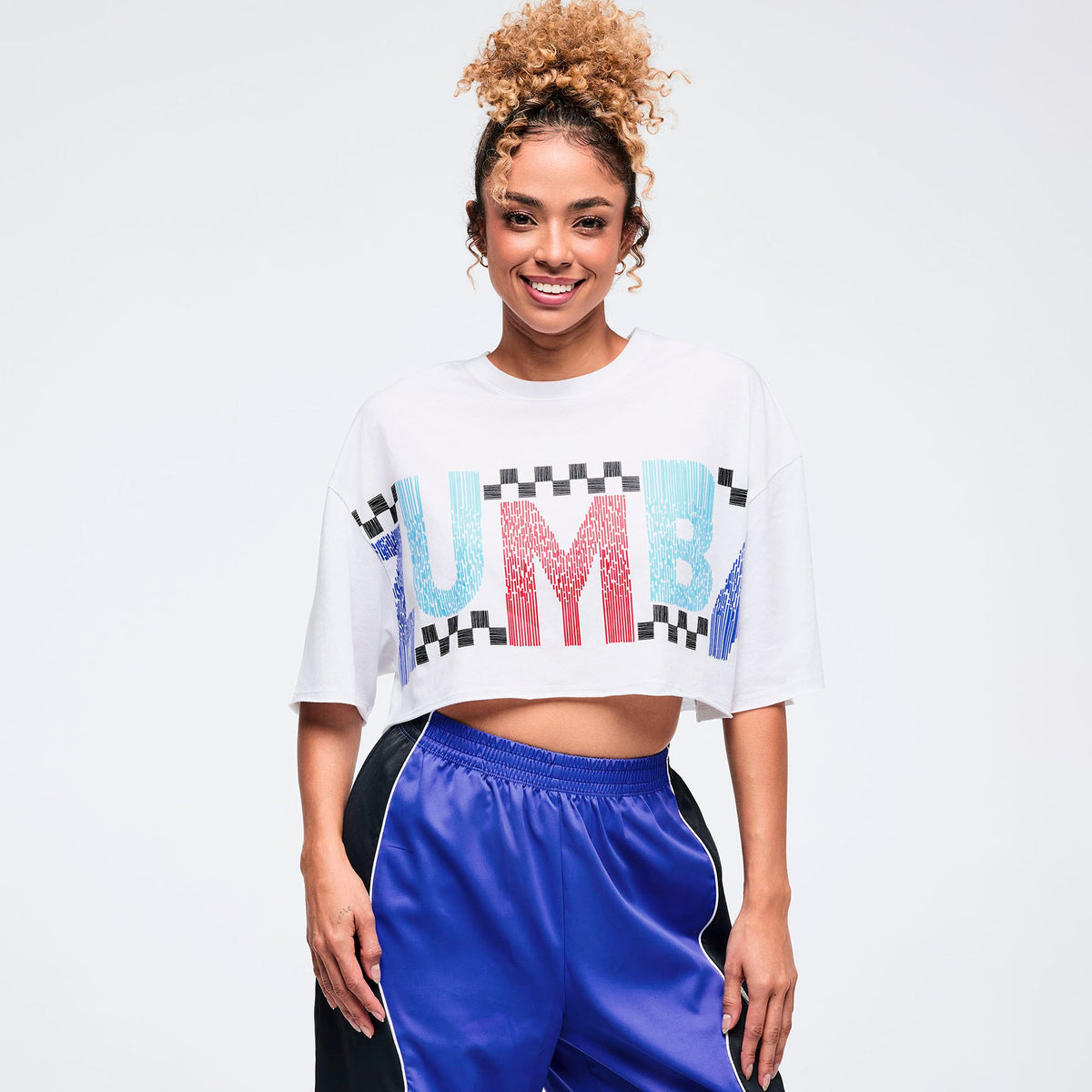 Latin Movement Boxy Ultra Crop Top - Wear It Out White Z1T001100