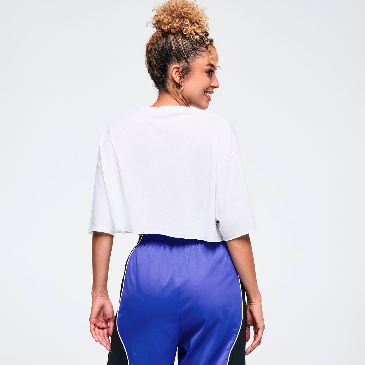 Latin Movement Boxy Ultra Crop Top - Wear It Out White Z1T001100