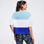 Latin Movement Boxy Crop Top - So Into Blue Z1T001101