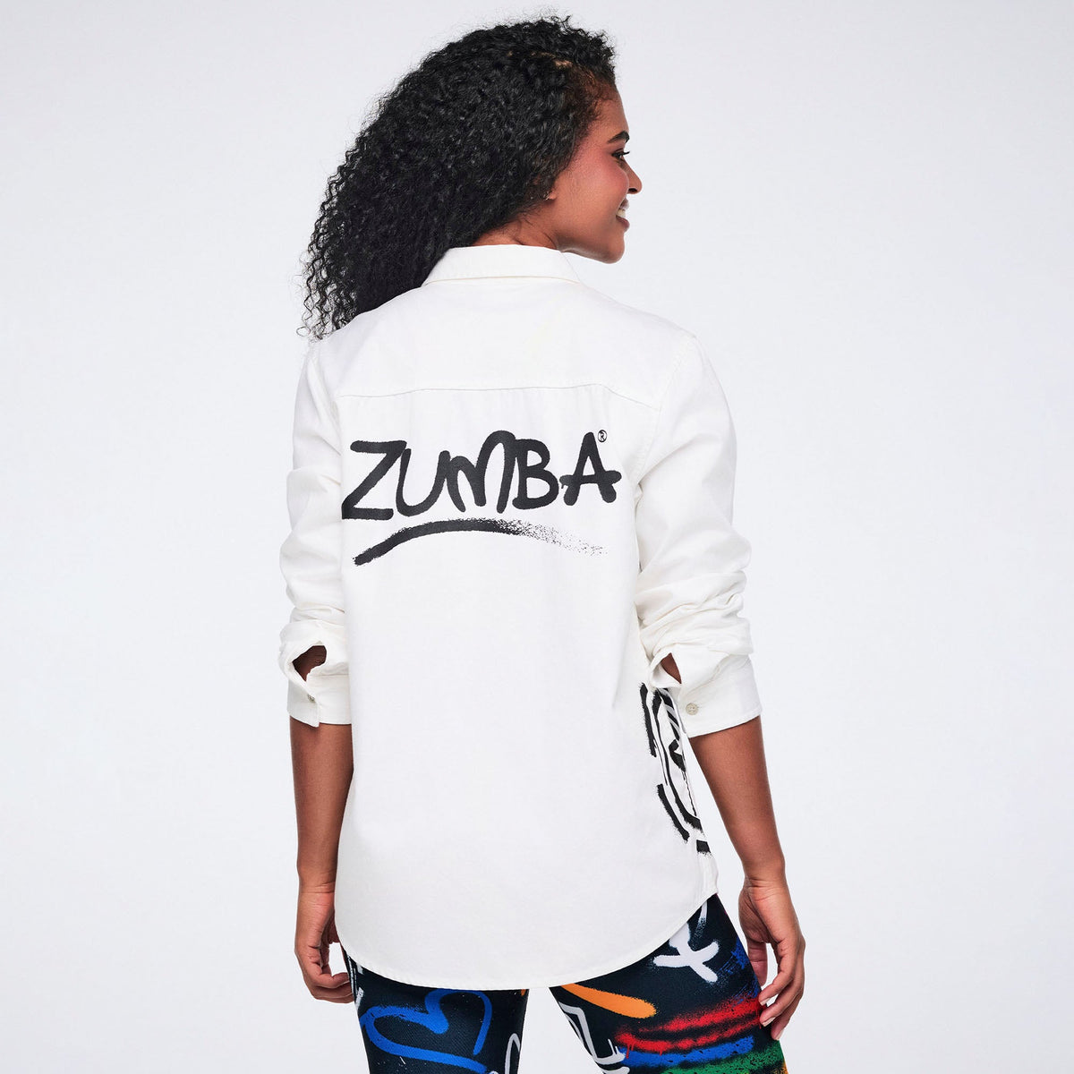 Pride Long Sleeve Button Down -  Wear It Out White Z1T001153