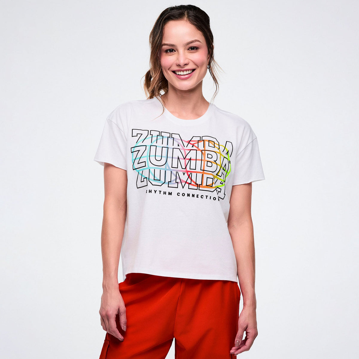 Worldwide High Low Crew Neck Top - Wear It Out White Z1T001166