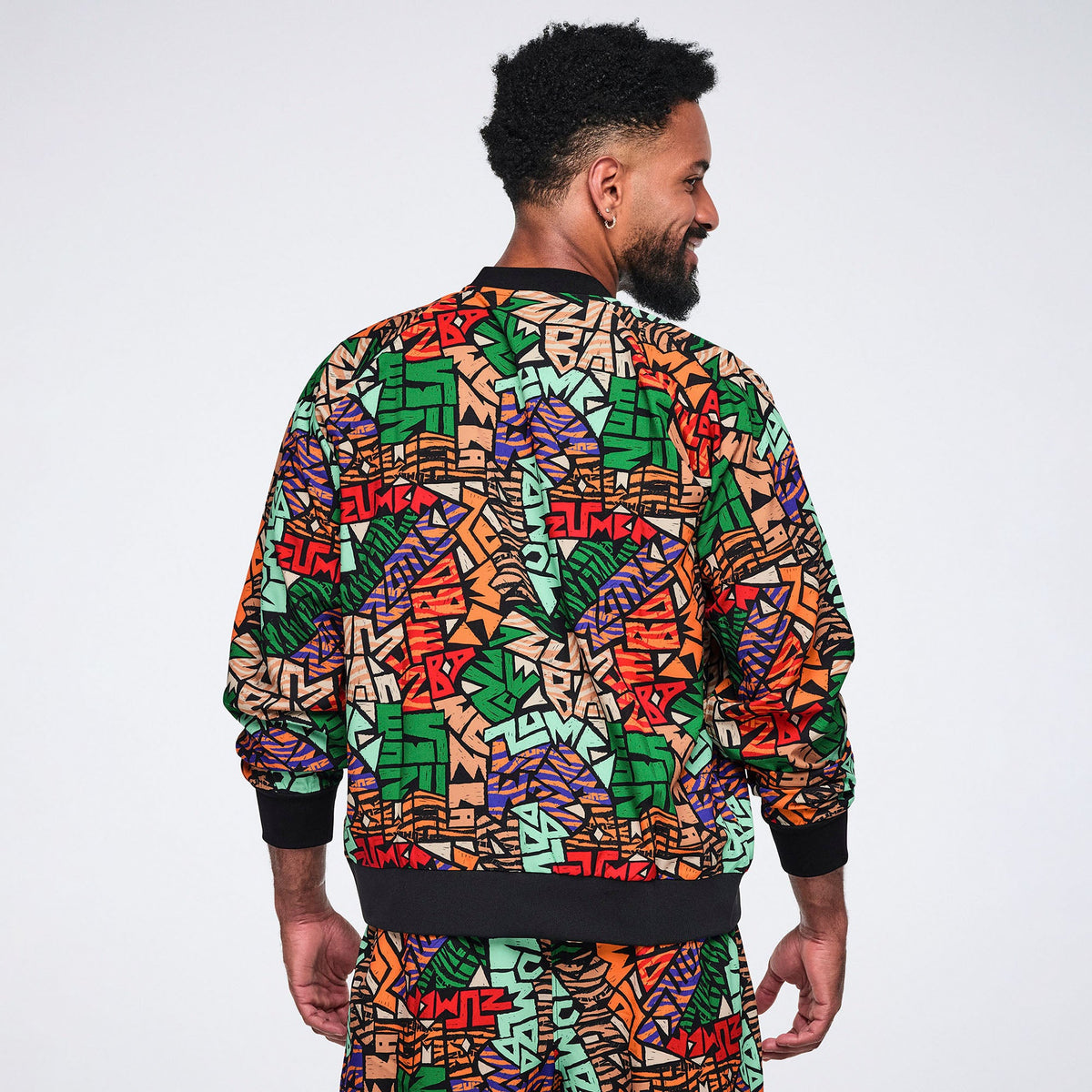 Wildbeat Woven Track Jacket - Black/Orange Z1T001181