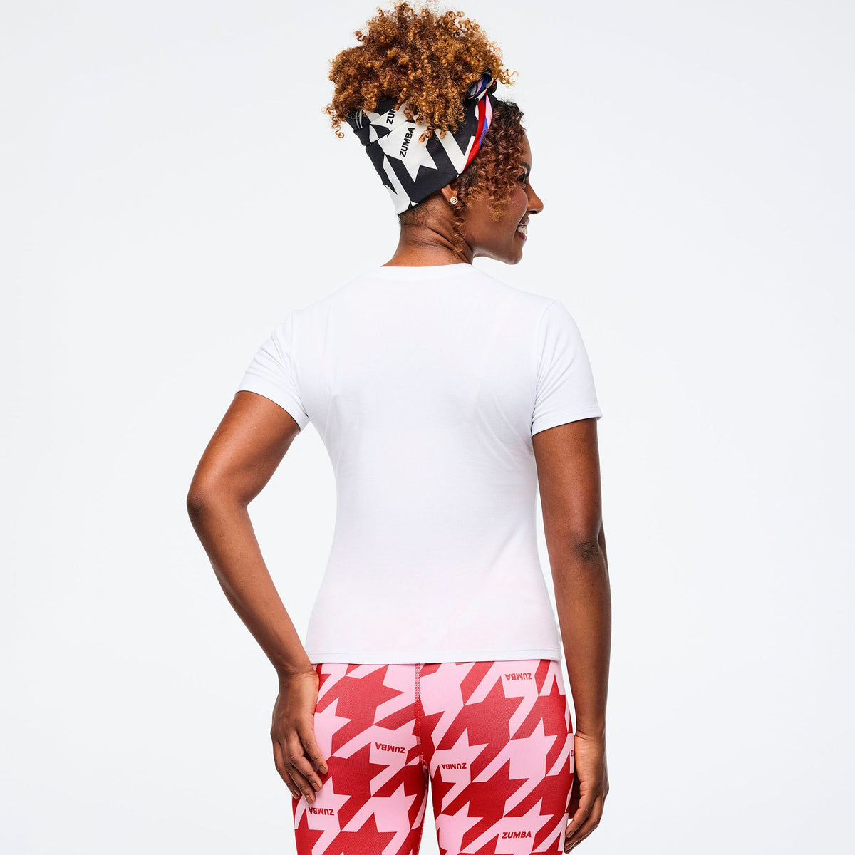 Zumba Amour Fitted Top - Wear It Out White Z1T001192