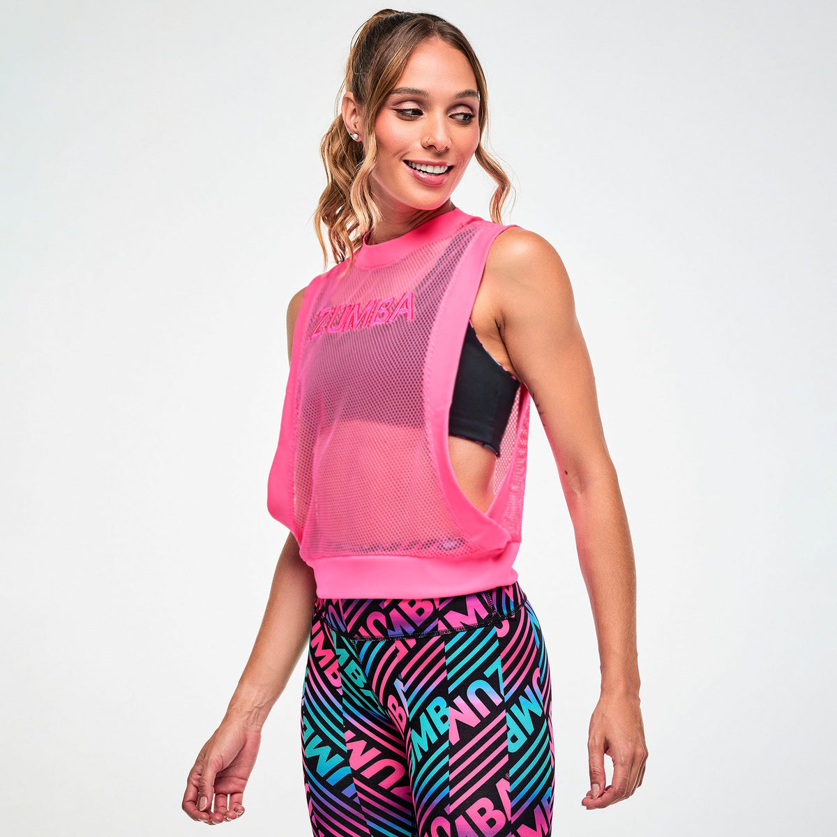Electric Feel Mesh Tank - Gumball Z1T001231