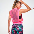 Electric Feel Mesh Tank - Gumball Z1T001231