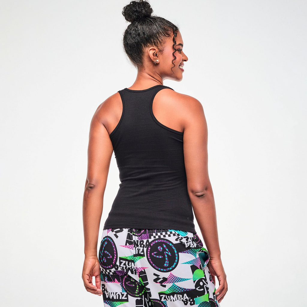 Electric Feel Racerback -  Bold Black Z1T001234