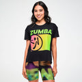 Electric Feel High Low Top With Round Hem - Bold Black Z1T001239