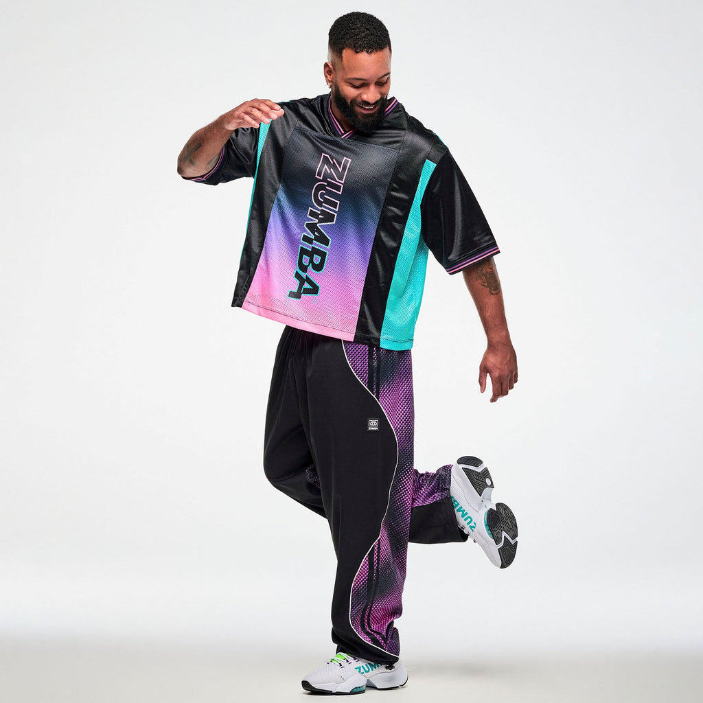 Electric Feel Football Jersey -  Bold Black Z1T001245