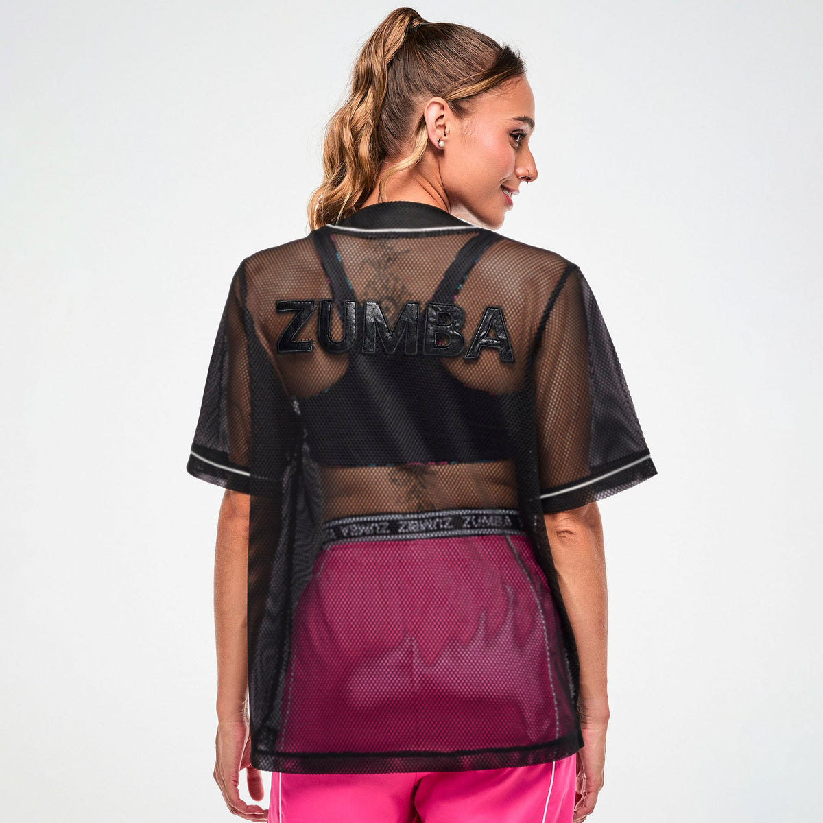 Electric Feel Unisex Mesh Baseball Jersey -  Bold Black Z1T001247