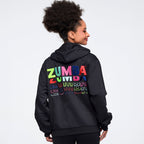 Eastern Flavor Zip-Up Hoodie - Bold Black Z1T001252A