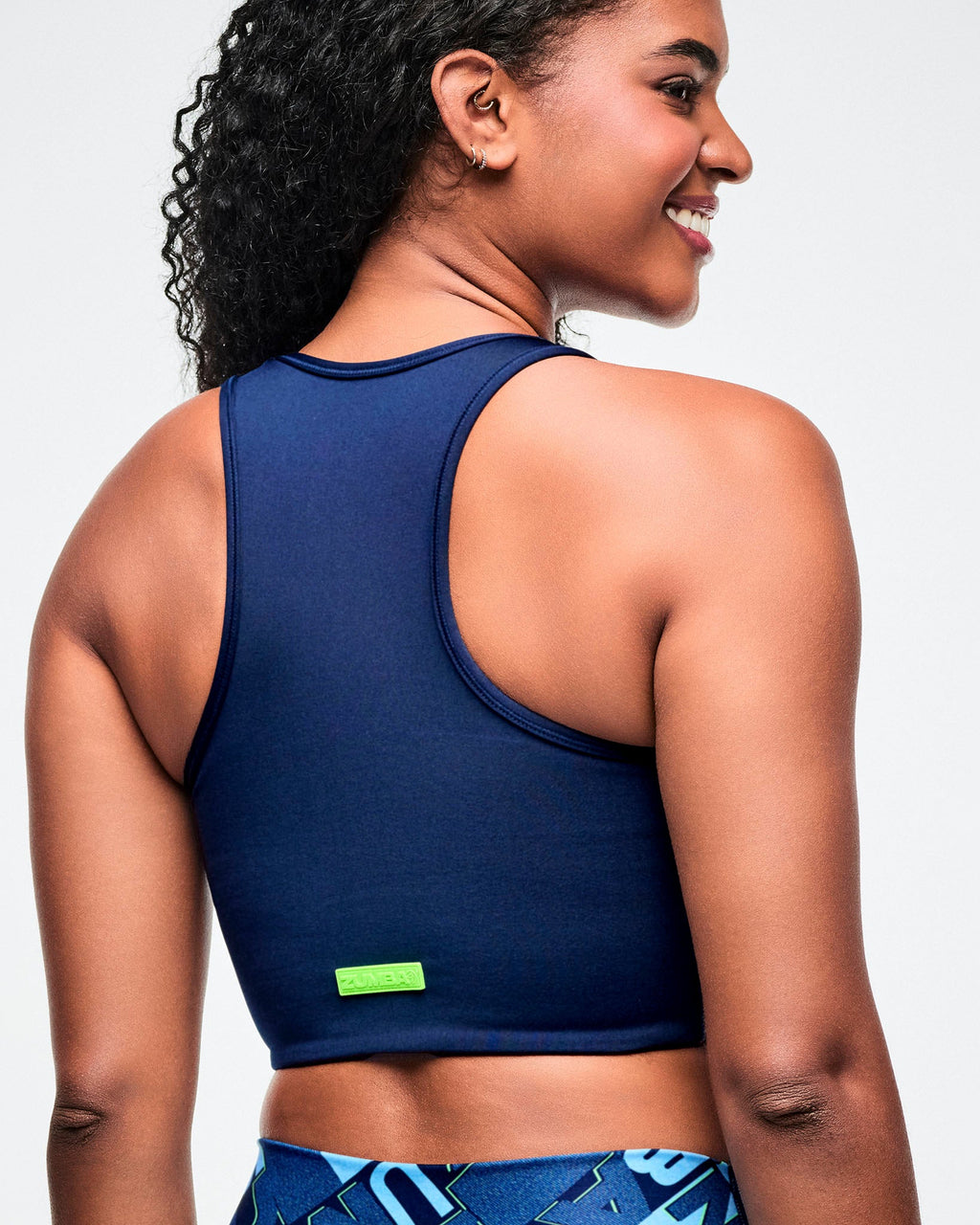 Jean Jamz Scoop Neck Bra - Navy/Light Blue Z1T001263